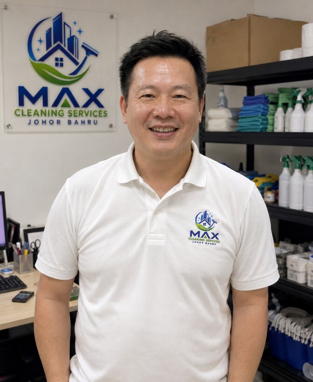 Sebastian Tan, founder of Max Cleaning Services Johor Bahru